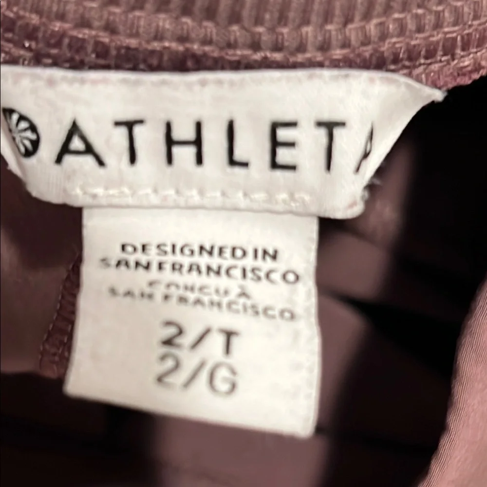 Athleta Brooklyn Purple‎ Ankle Cropped Pants size 2 - Picture 7 of 7